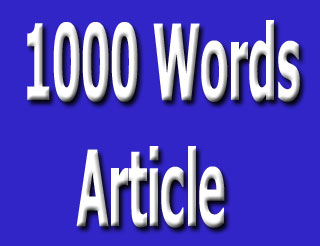 1000 words article