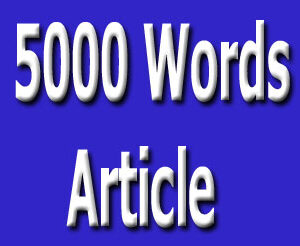 5000 words article