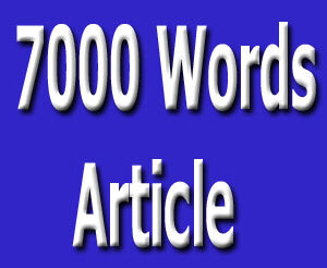 7000 words article