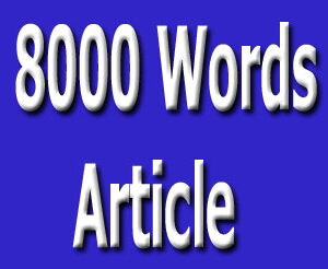 8000 words article