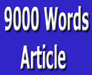 9000 words article